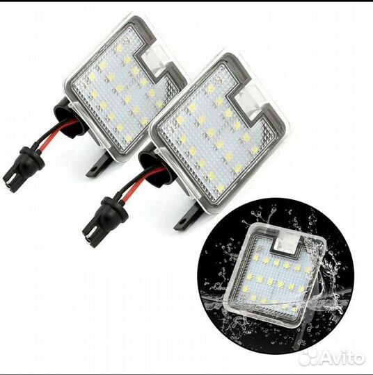 Подсветка в зеркало ford focus/mondeo