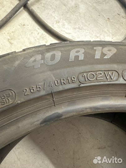 Michelin Pilot Alpin 235/40 R19 и 265/40 R19 92V