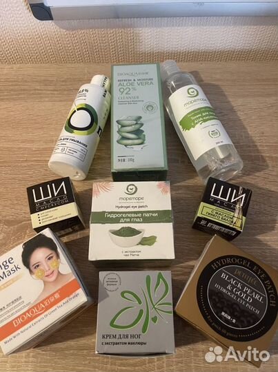 Корейские маски для лица, крымская косметика