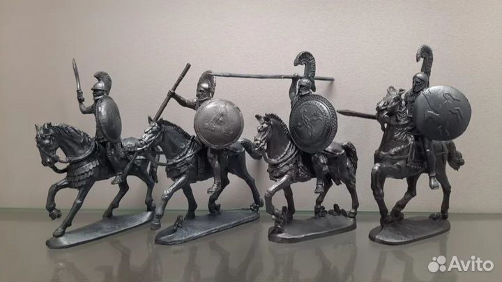 4 фигуры/Греческие конные Гиппеи №2/Солдатики