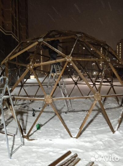 Геокупол, глэмпинг