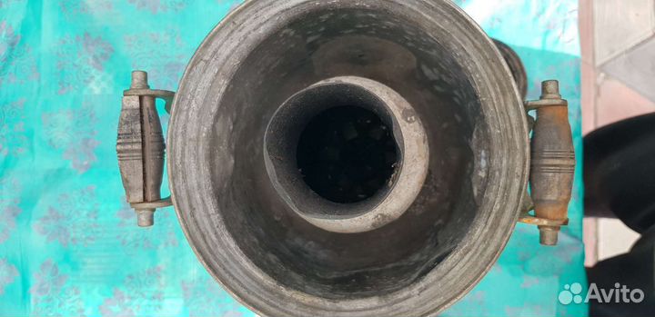Самовар на дровах медный на реставрацию