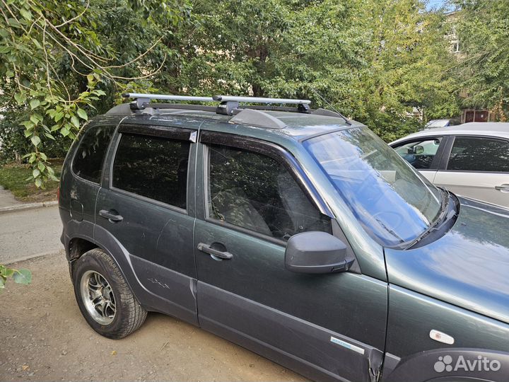 Багажник на рейлинги Шевроле нива аэродинамические