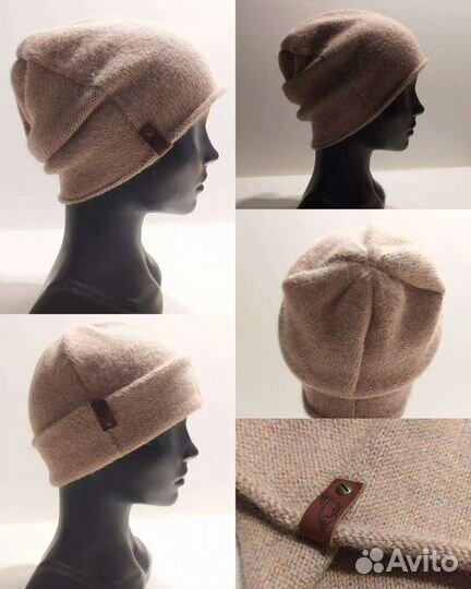 Шапка-бини вязаная новая
