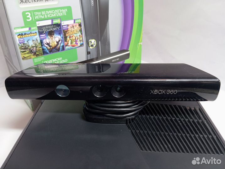 Прошитый Xbox 360 250Gb+Кинект+35 игр (Идеал)