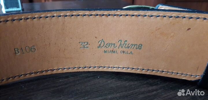 Ремень офицерский полиции США кожаный