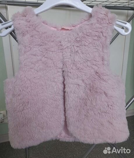 Меховая жилетка для девочки