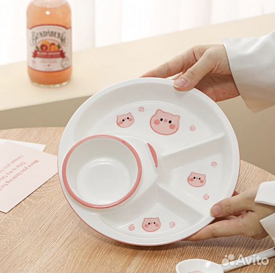 Тарелка детская керамическая