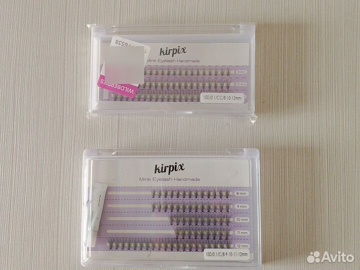 Накладные ресницы пучки