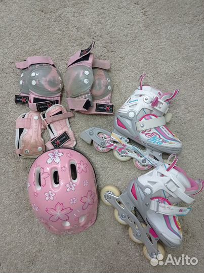 Продам роликовые коньки на девочку