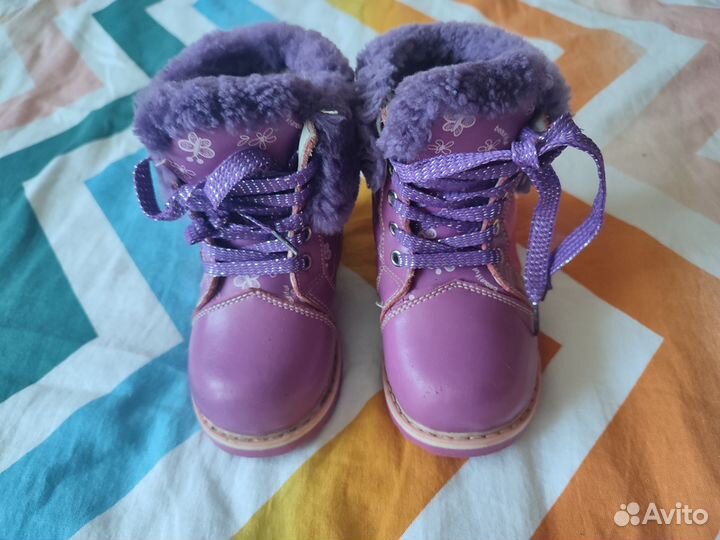 Ботинки зимние для девочки 26