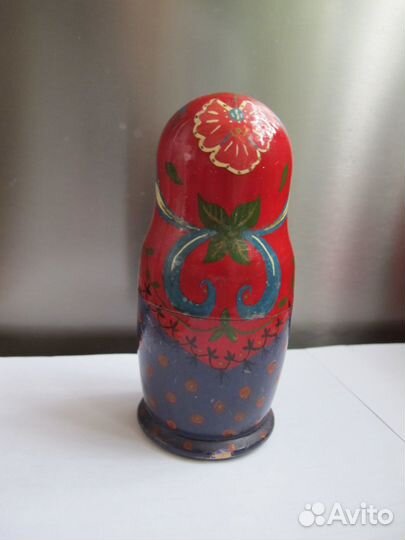 Матрешка деревянная старая