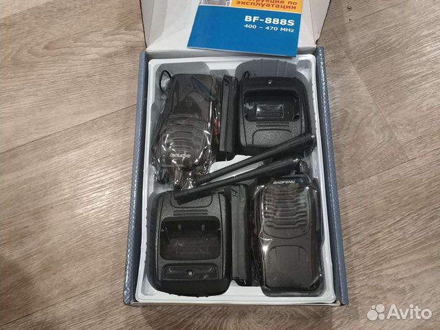 Рации Baofeng BF-888S (2 шт), BF-T17(2 шт), UV-5R