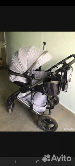 Коляска 2 в 1 luxmom