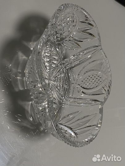 Салатник хрустальный