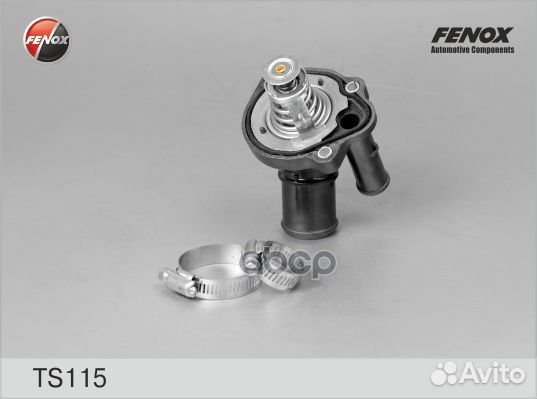 Термостат (+82C) в корпусе TS115 fenox