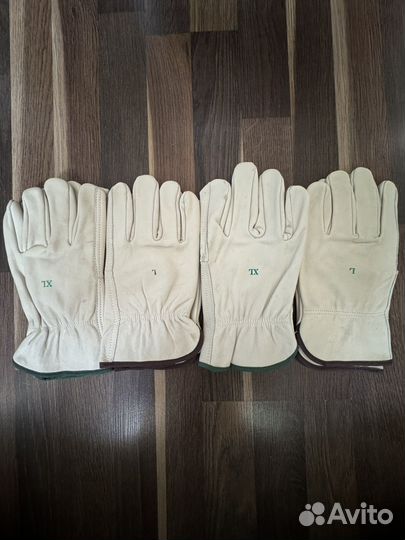 Мужские кожаные перчатки новые