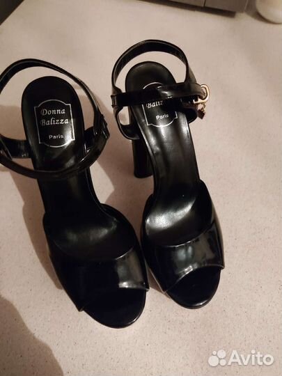 Босоножки женские 38 размер черные