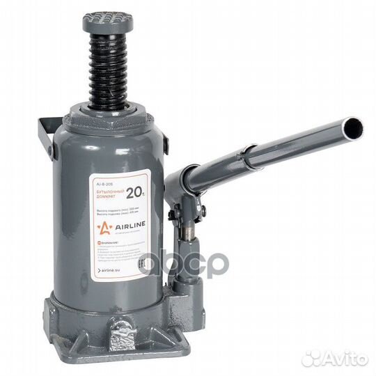 Домкрат бутылочный (20 т) (235-440 мм) 