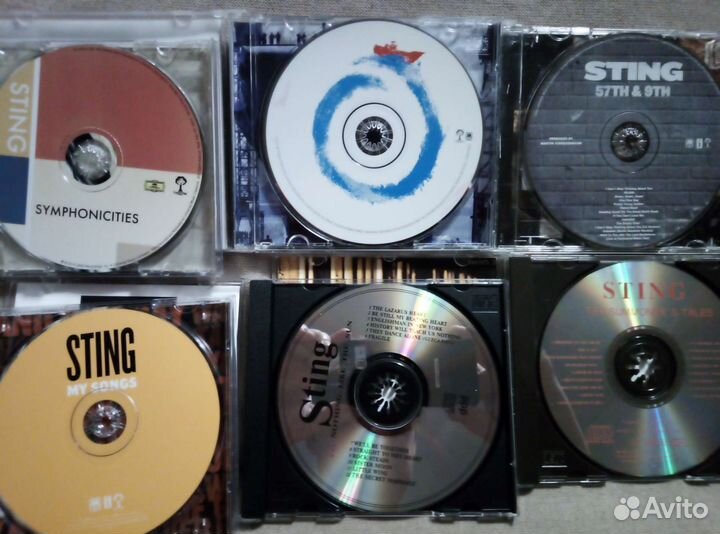 Коллекция Sting и Police на cd