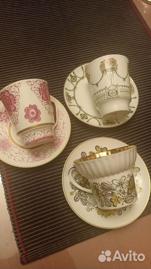 Элементы чайных и кофейных сервизов лфз