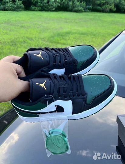 Кроссовки Nike Air Jordan 1 Low Noble green