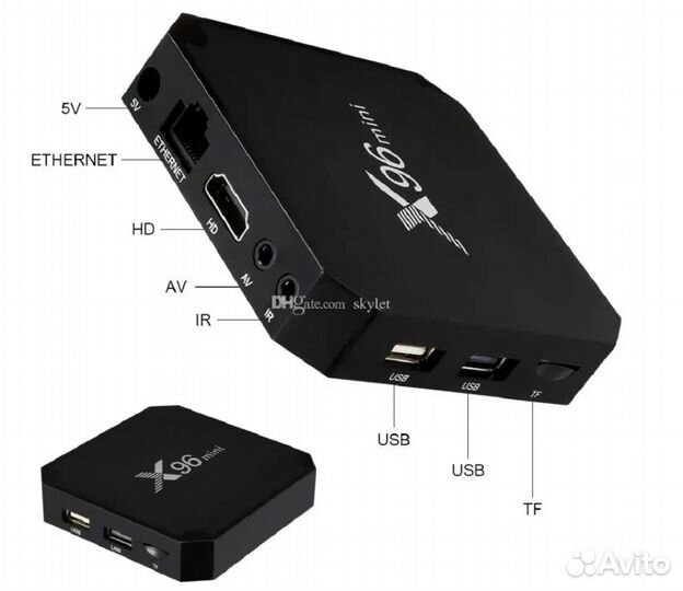 SMART TV Box X96 mini (RAM1/ROM8Гб) 4K