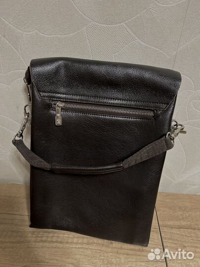 Мужская кожаная сумка через плечо