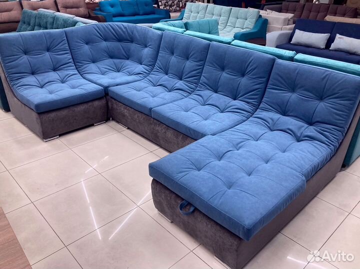 Диван трансформер п образный