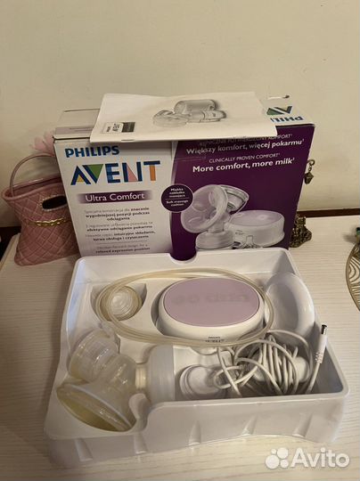 Молокоотсос avent электрический