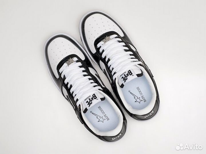 Кроссовки A Bathing Ape Bape Sta Black White