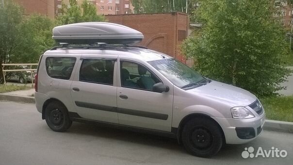 Автобоксы на крышу Ветлан 550 л на Toyota Starlet