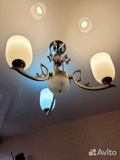 Люстра потолочная, светильник, плафон, 2шт