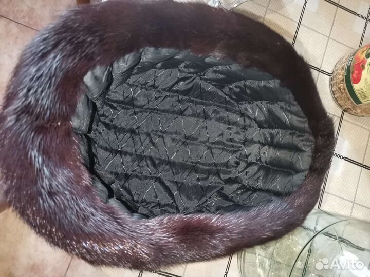 Берет женский норковый