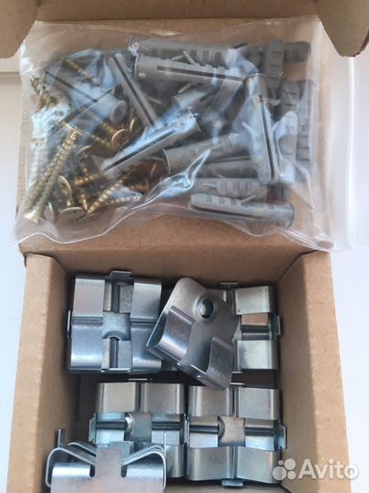 Крепеж для плинтуса, скрытое соединение