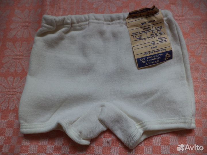 Панталоны на девочку с начёсом новые СССР