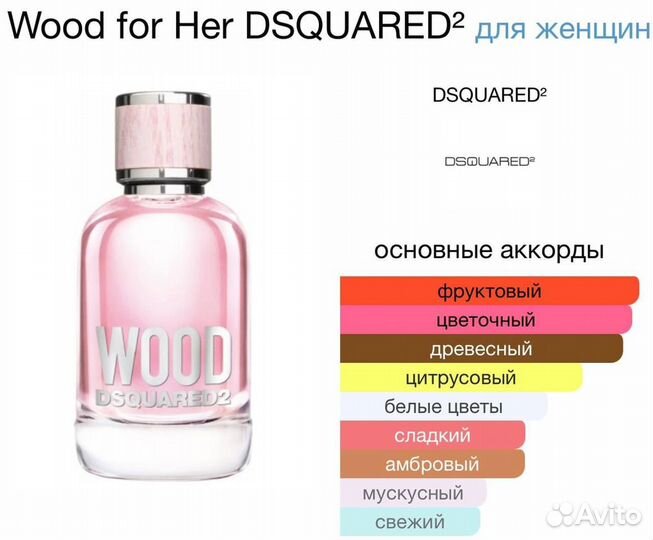 Dsquared2 wood pour femme