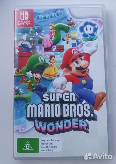 Картридж Mario Wonder для Nintendo Switch