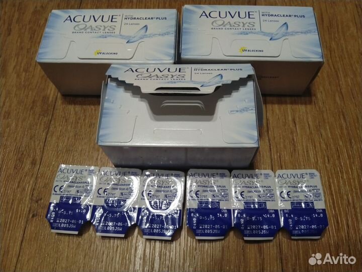 Линзы acuvue oasys -3,25