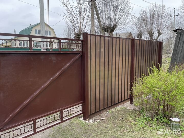 Установка заборов