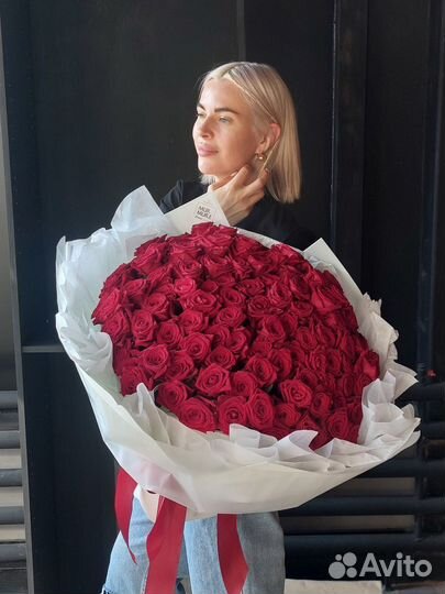 Букет 101 роза с доставкой