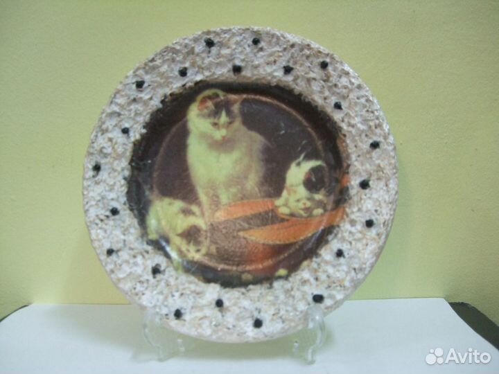 Декупаж Тарелка 