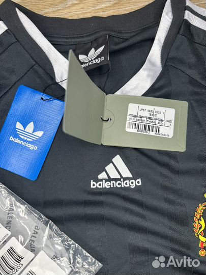 Оригинал Balenciaga x Adidas football T-shirt