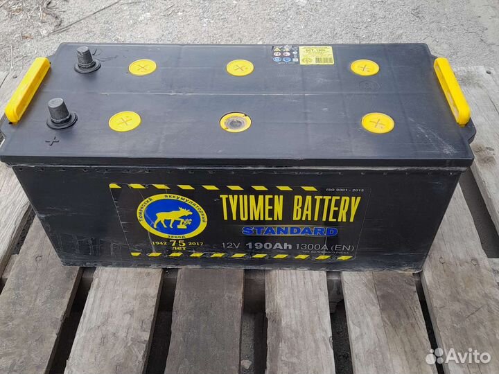 Тюменский аккумулятор 6ст-190L