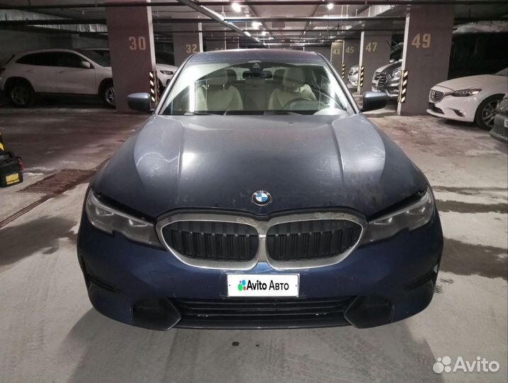 BMW 3 серия 2.0 AT, 2022, битый, 78 842 км