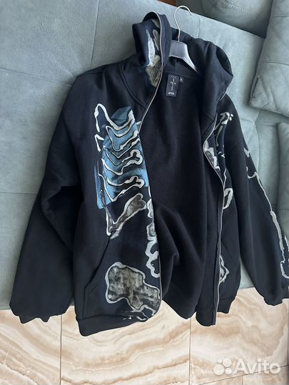 Zip Hoodie Skeleton Cactus Jack