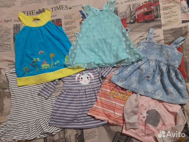 Детские вещи пакетом для девочек рост 80-86