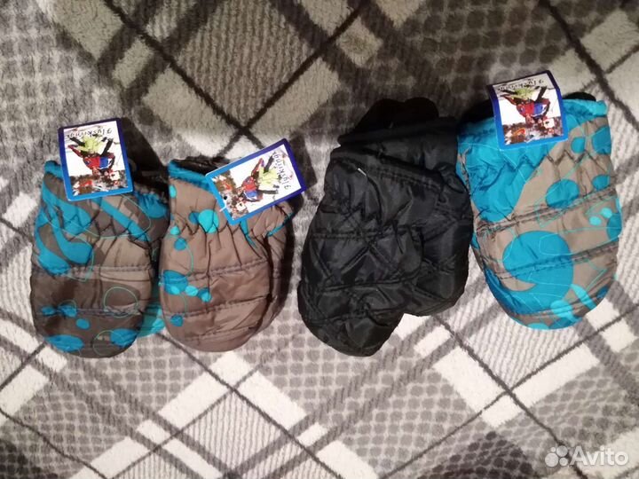 Варежки детские непромокаемые