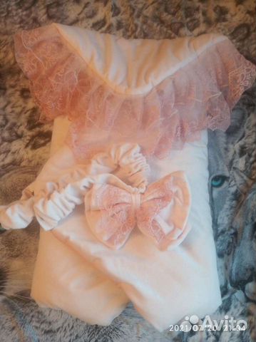 Конверт на выписку зимний для девочки