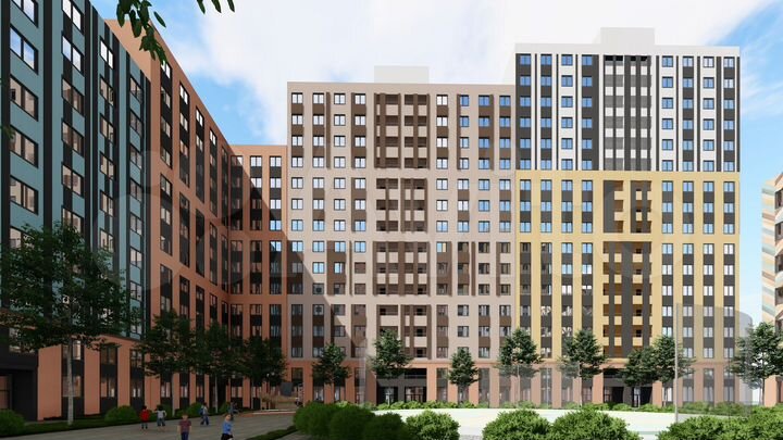 1-к. квартира, 35,9 м², 12/17 эт.